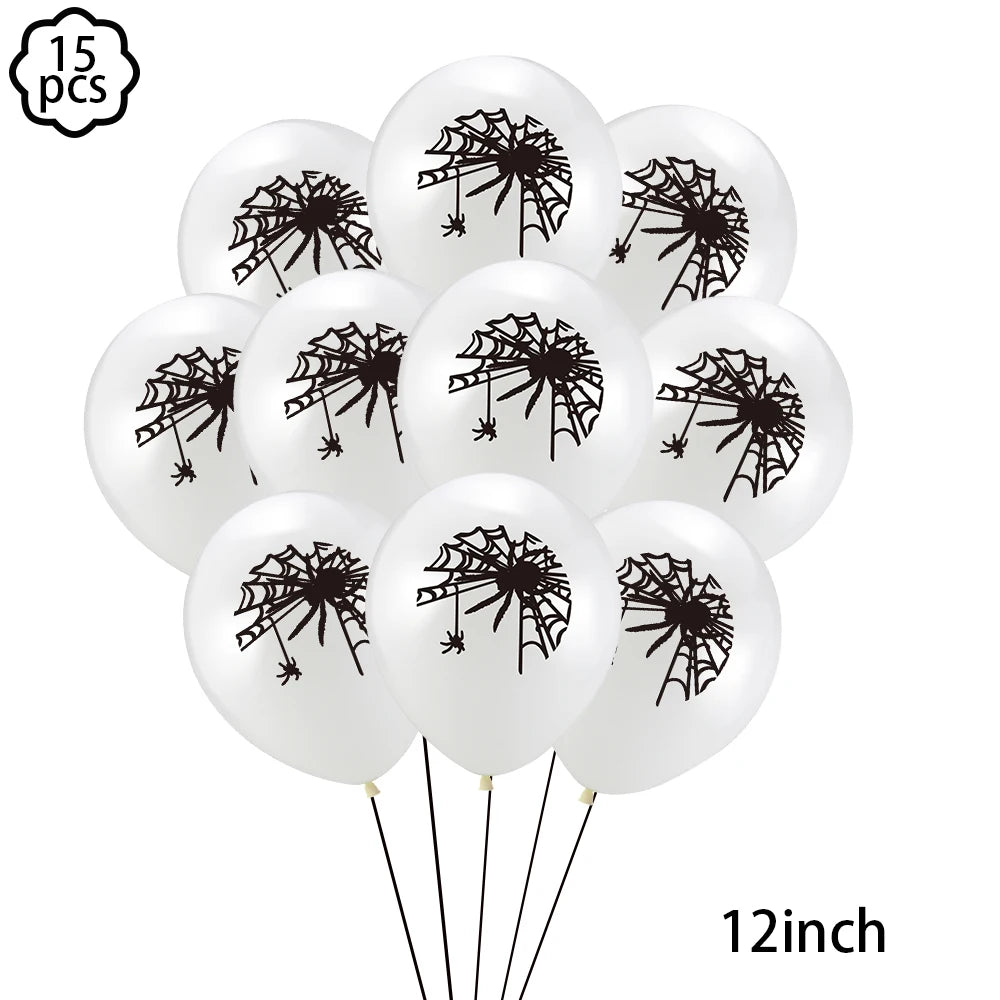 9 Balões de Halloween para Decoração de Festas, Suprimentos para Decoração Halloween
