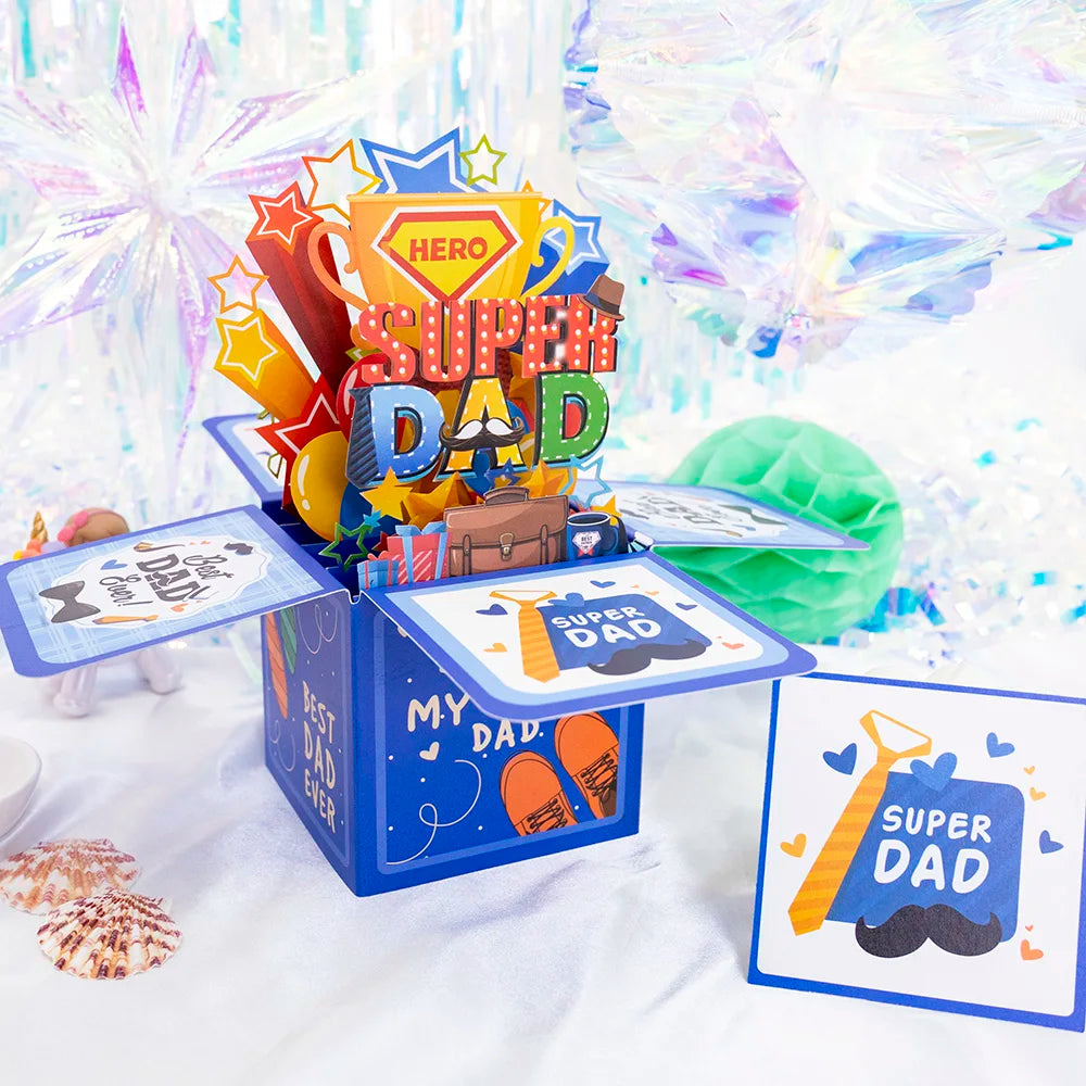 Cartão Pop Up Dia das Mães, Cartão de Dia das Mães da Filha, Pop Up Feliz Dia das Mães!