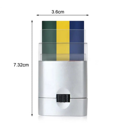 Caneta rosto bandeira torcida Romênia, caneta maquiagem para pintar uma bandeira Copa