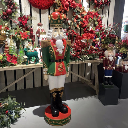 Soldados quebra-nozes de madeira Shopping , Soldado Quebra Nozes Vermelho Enfeite