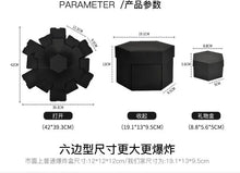 Carregar imagem no visualizador da galeria, Álbum De Fotos Autocolante Criativo, Para Artesanato Em Casa, Caixa Explosiva Hexagonal
