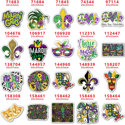 Plaquinha de Carnaval Decoração Plaquinhas De Carnaval Kit 10 Unidades P/enfeitar