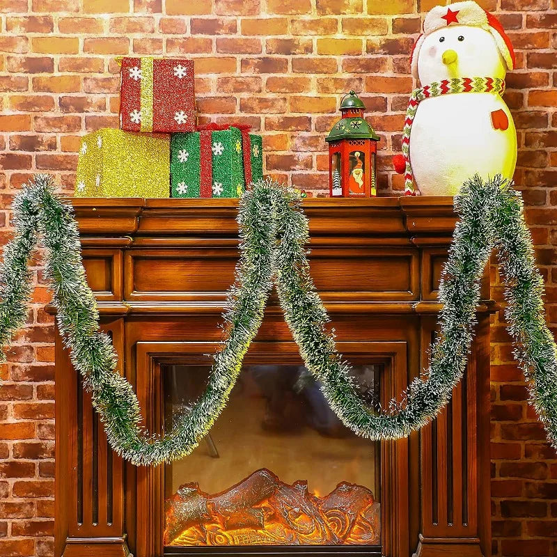 Guirlanda de Natal 2/4/10/30 metros Verde Profundo/Comprido de enfeite de árvore Natal