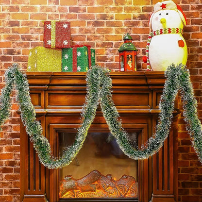 Guirlanda de Natal 2/4/10/30 metros Verde Profundo/Comprido de enfeite de árvore Natal