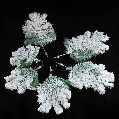 Árvore de Natal Artificial Premium Flocada de Neve Abeto Árvores Decoradas de Natal