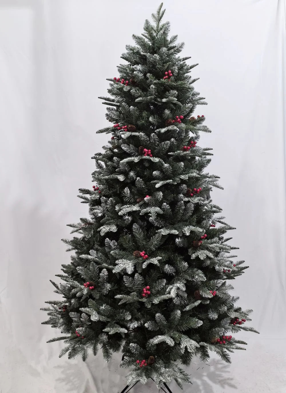 Árvore de Natal, Arvore de Natal 300 cm (2086 Galhos), Árvore de Natal com Base Metal