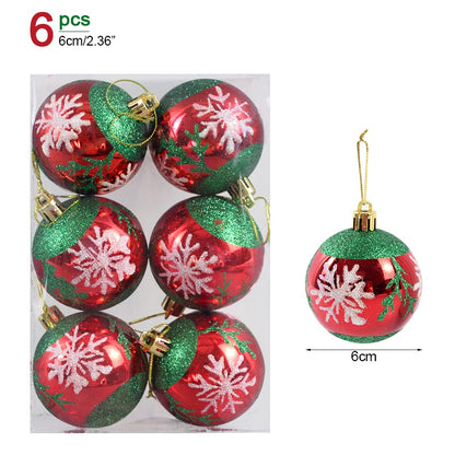 Caixas De Peças Enfeites De Árvore De Natal Bola De Doces Bola De Natal