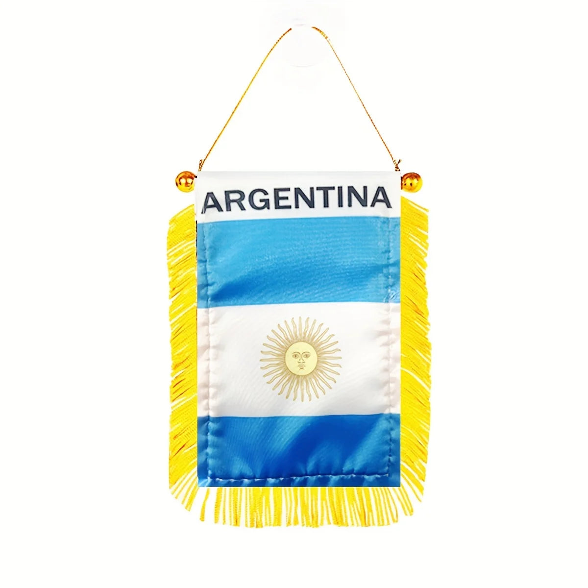 Flamula Bandeira da Argentina Copa do Mundo Mini bandeira da Argentina 6 polegadas