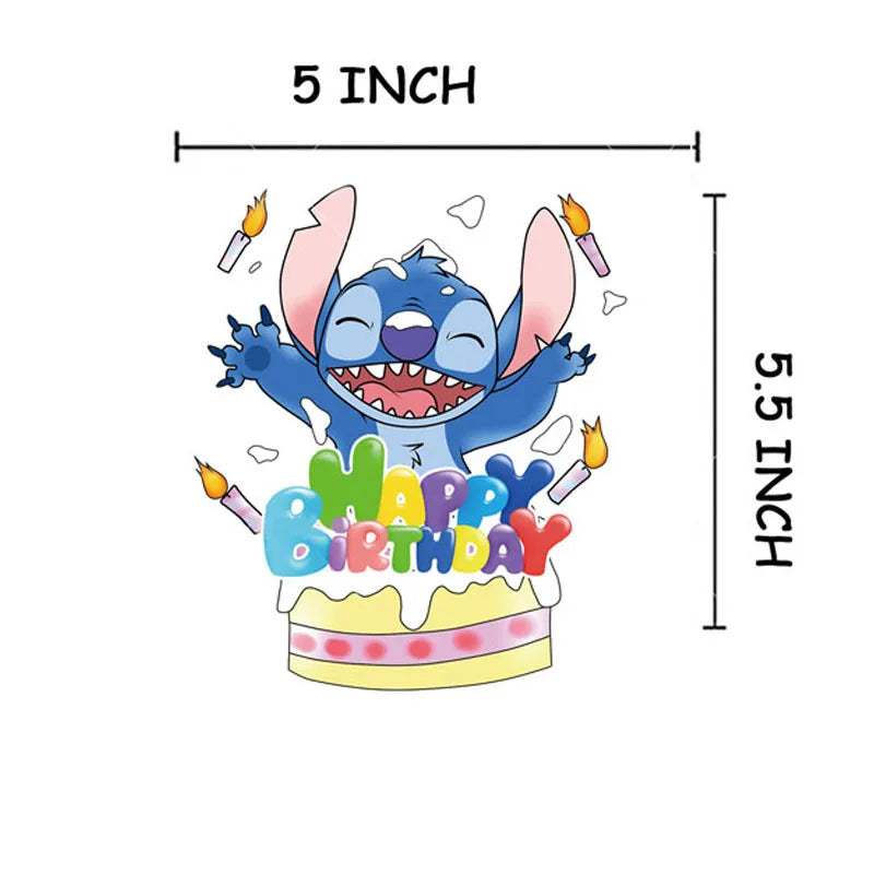 Lilo & Stitch Topo de Bolo Lilo & Stitch Kit Festa Só um bolinho