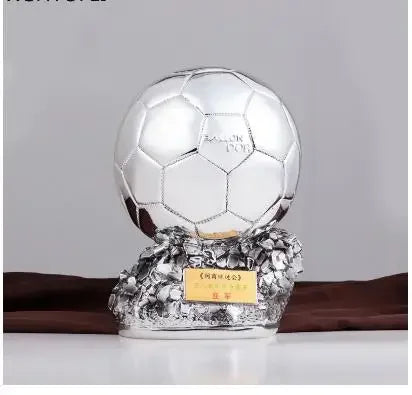 Bola de Copa do Mundo Futebol Dourado Personalizável Troféu Copa Mundo Troféu Futebol