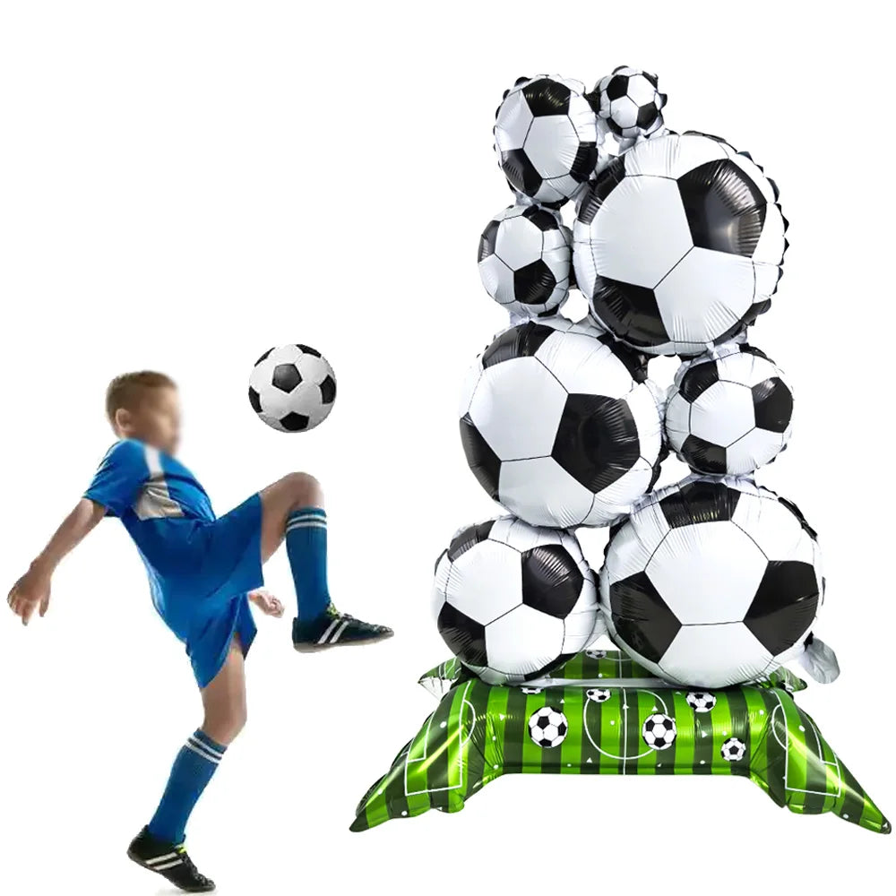 Balões Copa do Mundo Conjunto de balões de festa de futebol, campeonato e balões troféu