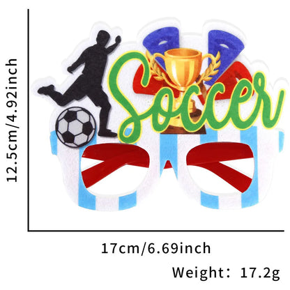 Óculos Copa do Mundo 1 peça óculos lembrancinhas de festa de futebol decorações óculos