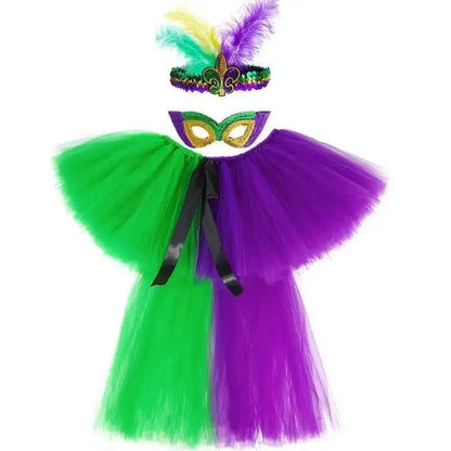 Kit Carnaval Conjunto de acessórios para fantasia de Carnaval com 3 peças, ideal baile