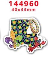 Plaquinha de Carnaval Decoração Plaquinhas De Carnaval Kit 10 Unidades P/enfeitar