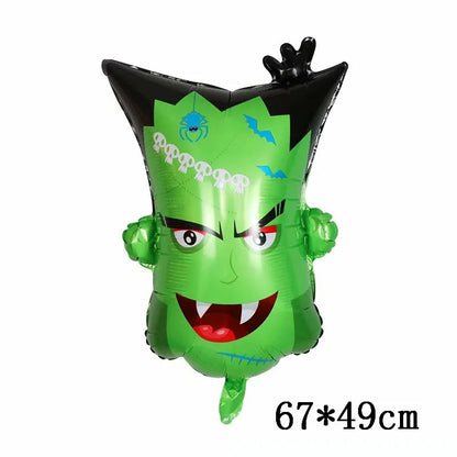 Decoração de festa de Halloween 3D balões decoração abóbora gato balão forma fantasma