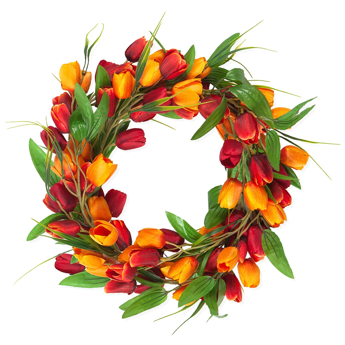 Coroa De Tulipas Do Dia Das Mães | Decoração De Portas