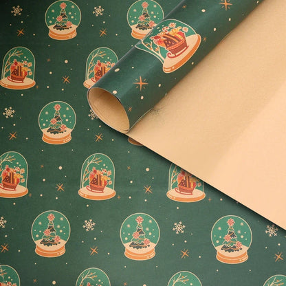 Papel Kraft de Elementos de Natal/de Embrulho de Caixa de Presente Suprimentos Festas