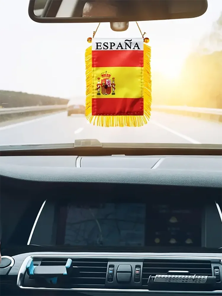 Flamula Mini Bandeira de Brasil Pacote com 1 bandeiras para pendurar janela do Brasil, mini