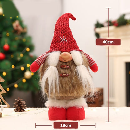 Boneco Natal Papai Noel Cozinheiro Padeiro Chef Em Tecido 48cm