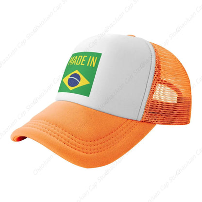 Boné Seleção Brasileira, Preto com Bordado Dourado, Unissex, Futebol Copa do Mundo