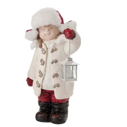 Suporte de Doces Boneco de Neve Enfeite Decorativo de Natal, Formato Boneco de Neve em Resina