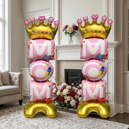 Balão Dia das Mães e Pai Balões metalizados para o aniversário do papai, balões decoração