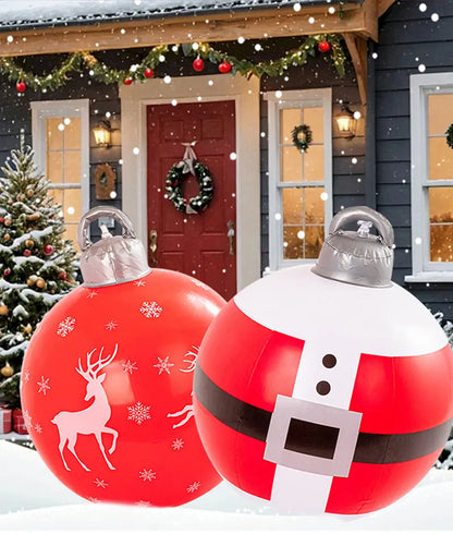 Bola de Natal Inflável, Inflável para Exterior, Bolas Infláveis Decoradas, Decoração e Infláveis