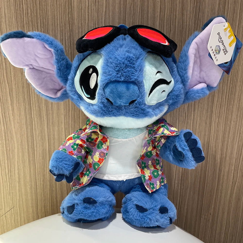 Genuíno Disney Kawaii Stitch Estilo Legal Lilo Stitch 30cm  Bonecas de Pelúcia