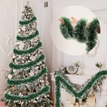 9FT Pine Garland Decorações de Natal