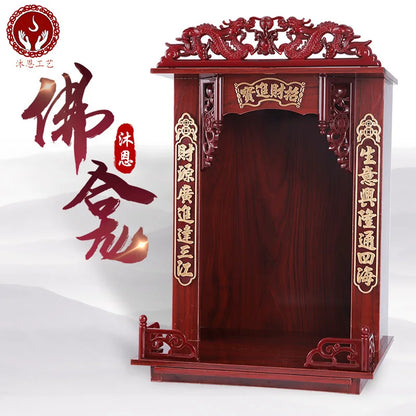 Prateleira de Altar de Buda Deus da Riqueza Oferecendo Mesa para a Mesa Caixa Incenso