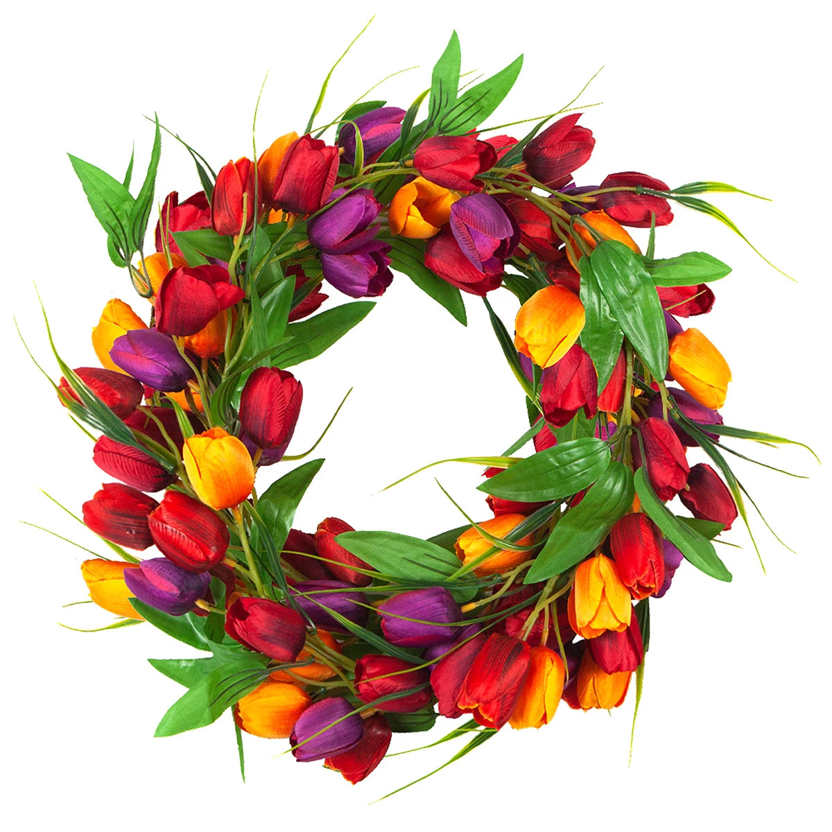 Coroa De Tulipas Do Dia Das Mães | Decoração De Portas