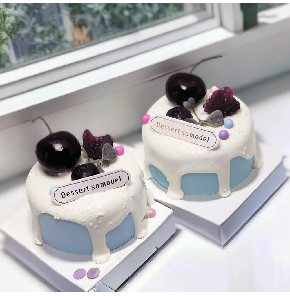 Bolo Fake Modelo De Bolo De Simulação Brinquedos De Adereços De Bolo Modelo de Bolo