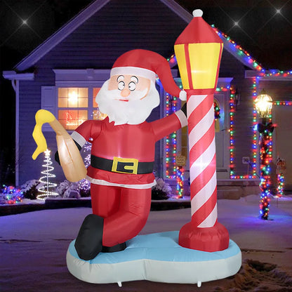 Decorações infláveis de Natal para quintal com mina de areia de 6 pés, decoração inflável