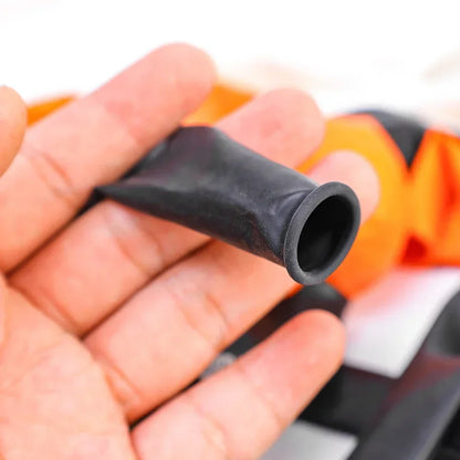 Kit de guirlanda de arco de balões de Halloween 60 peças de balões de látex laranja e preto