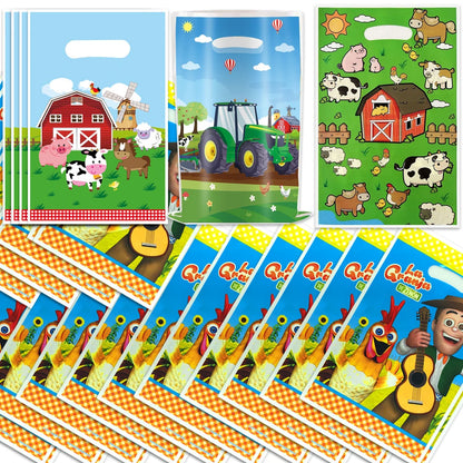 10 Peças de sacolas para tratores agrícolas, sacolas para guloseimas, sacolas para doces