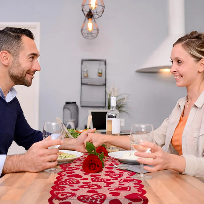 Toalha de mesa para o dia dos namorados, 183x133cm, decoração dia dos namorados