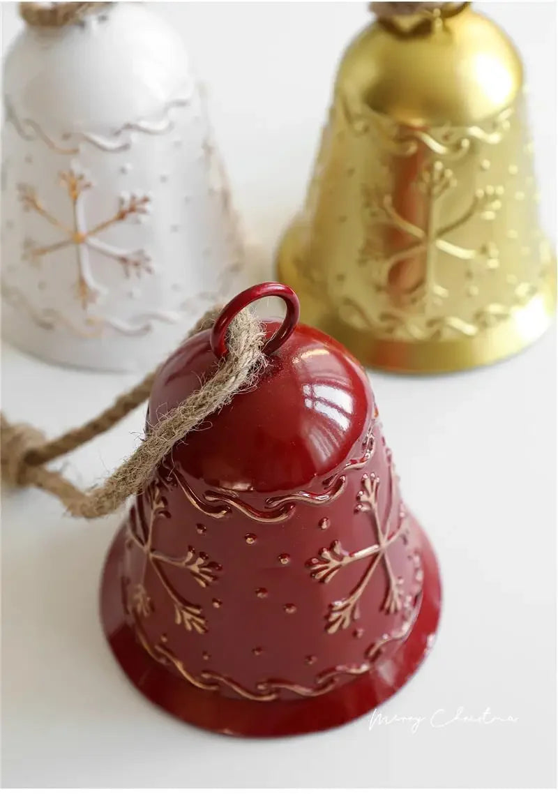Enfeites De Sino De Natal Decoração de Pendentes, Sinos Decorativos de Natal em Metal