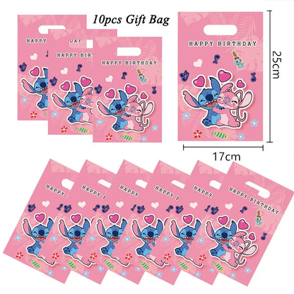 Itens lilo & stitch personalizados Saquinhos Surpresa Aniversário Disney Stitch & Angel