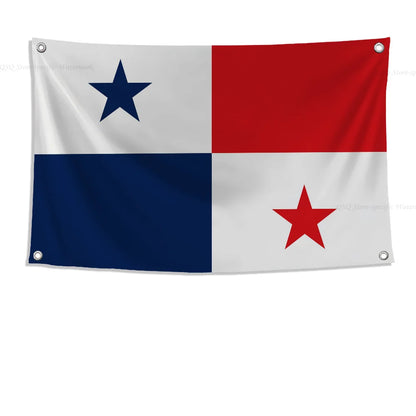 Bandeira do Panamá bandeira Copa do Mundo 7,5 x 12,5 cm bandeira dupla face bandeira