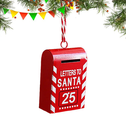 Caixas de cartão de Papai Noel | Caixas de envelope rústicas Porta-cartões de metal