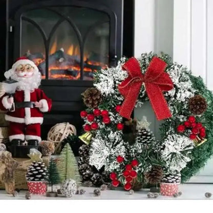 Guirlandas verdes para porta de entrada Guirlanda de Natal 20cm Até 30cm