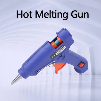 Pistola Aplicador De Cola Quente Bivolt Artesanato Pistola de cola quente portátil de 20W