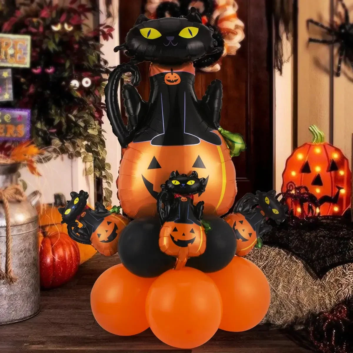 Kit Balões Halloween decoração de festa de Halloween com balões - 12 peças de balões