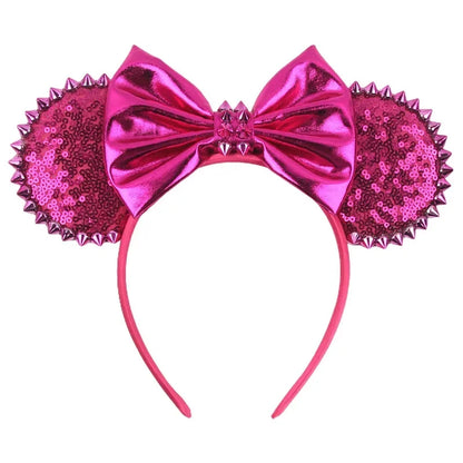 Tiaras Acessórios Disney Conjunto de 1 tiaras com orelhas rato para o Halloween, lantejoulas