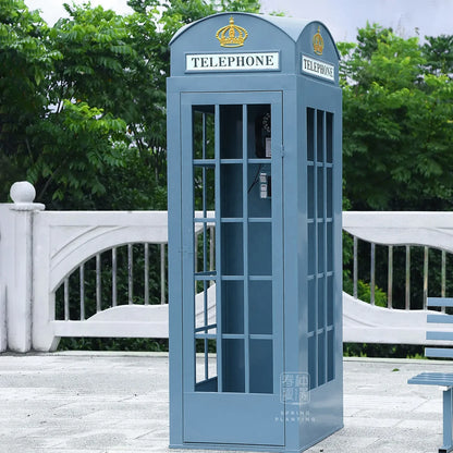 Cabine Telefônica Temática Tamanho Real Rosa Flores Londres