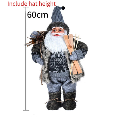 Papai Noel Papai Noel grande de 60cm, decoração de Feliz Natal para Lar, Feliz Ano Novo