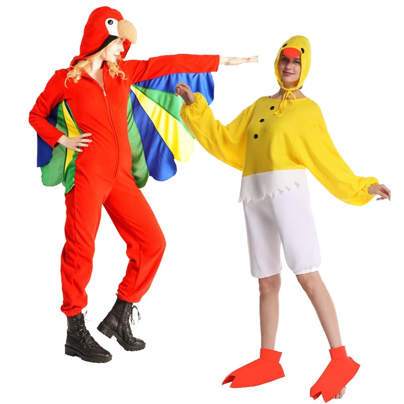 Fantasia Pintinho Amarelo Adulto Fantasia adulta amarela e branca