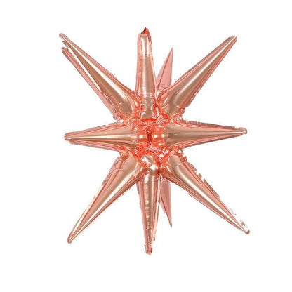 Kit 5 Balão Estrela 14 Pontas Grande 22 Polegadas 67cm. Balão Estrela