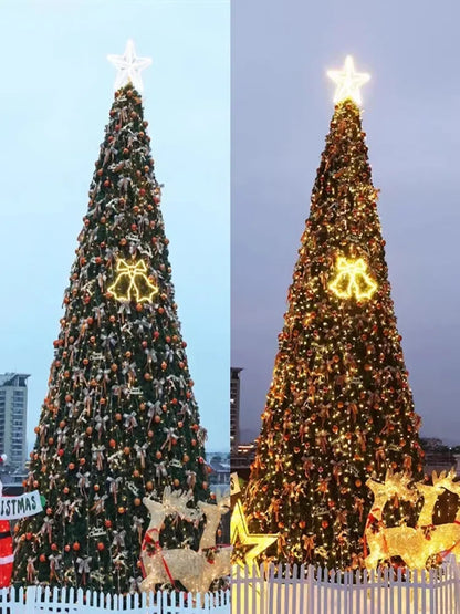 Árvore Pinheiro De Natal Modelo Super Luxo Cor Verde Green 3 metros a 6 metros