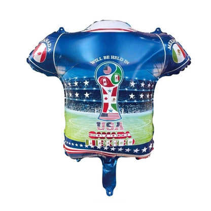 Balões de Camisa Copa do Mundo festa de aniversário com balões e kit de futebol